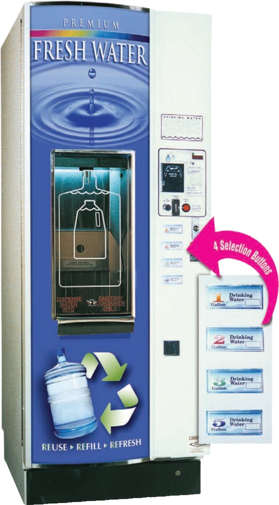 commercial reverse osmosis water vending machine